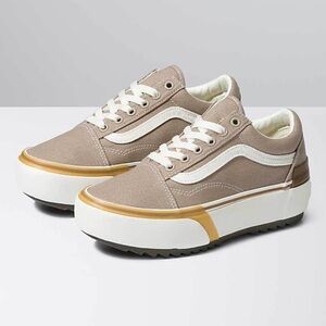 Vans old school platform shoes